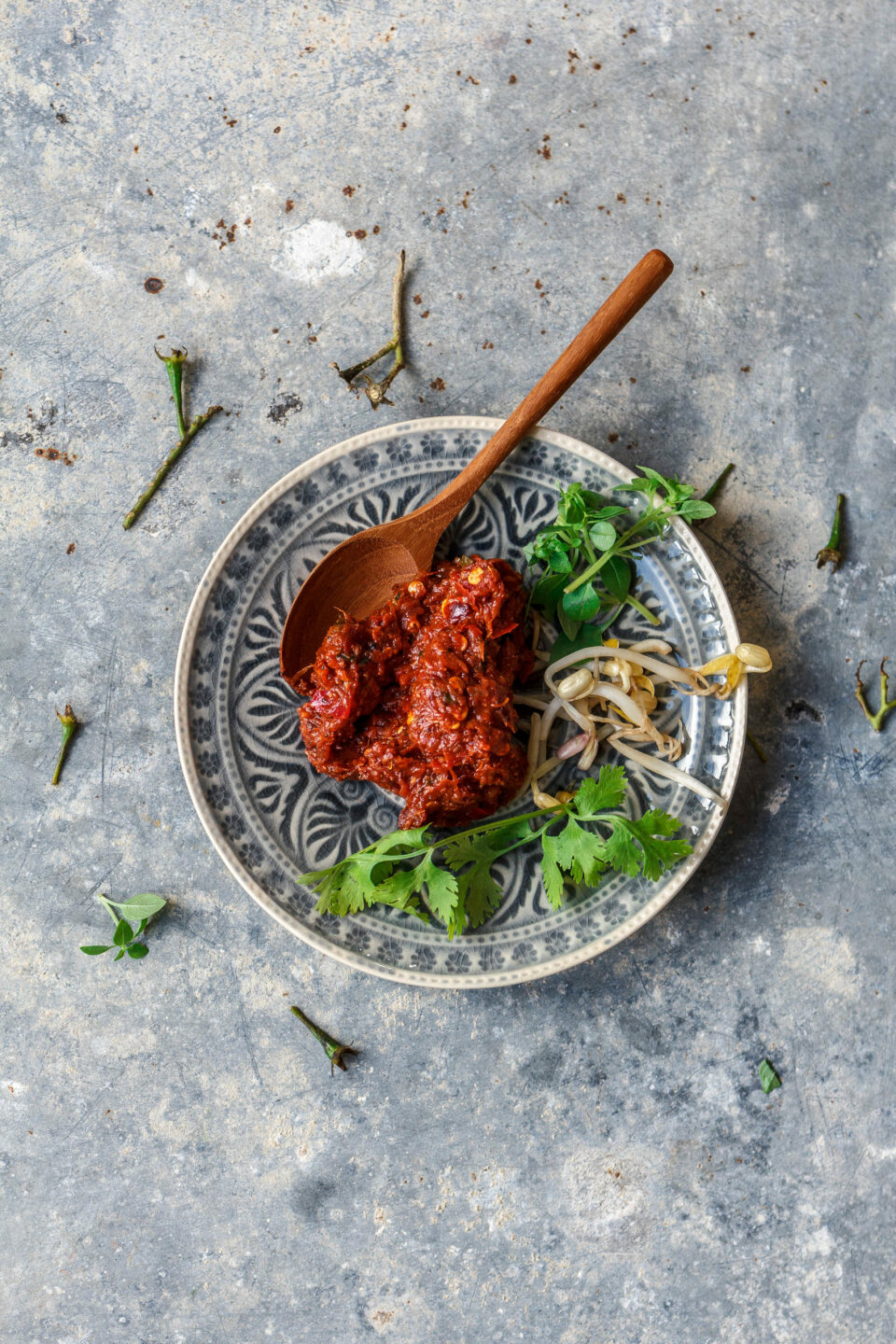 Feurige rote Thai-Curry-Paste