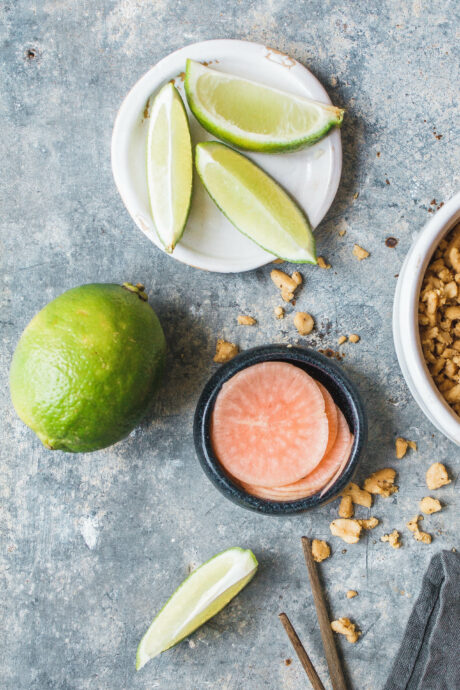 Veganes Pad Thai mit grünen Bohnen & Tofu