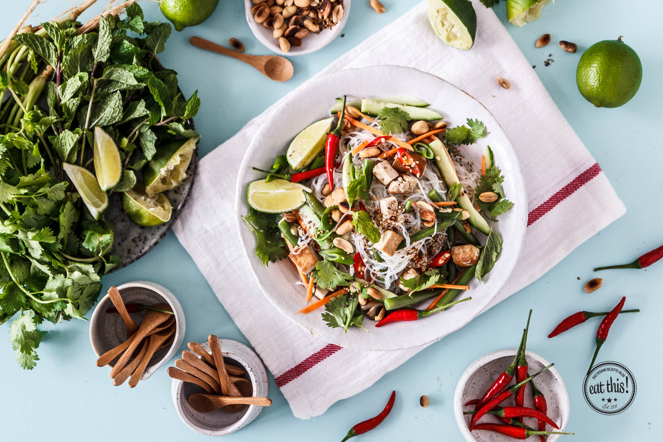 Last-Minute Silvester-Glasnudelsalat