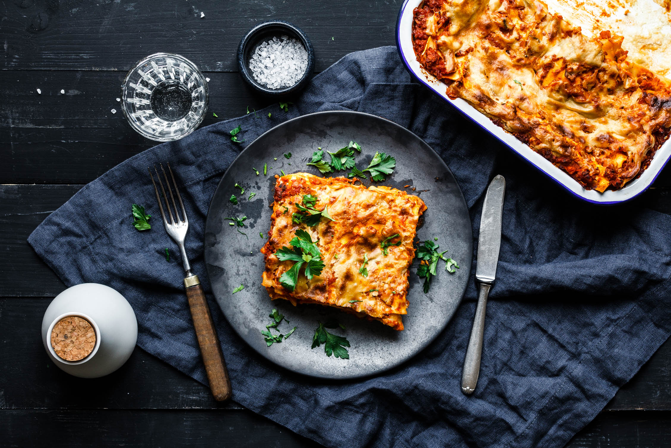 Die perfekte vegane Lasagne Bolognese