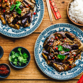 Geschmorte Szechuan-Auberginen – Yu Xiang Qie Zi