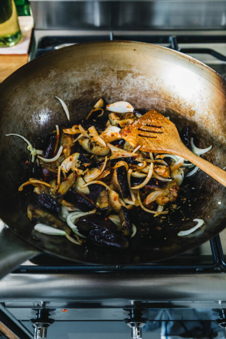 Geschmorte Szechuan-Auberginen – Yu Xiang Qie Zi