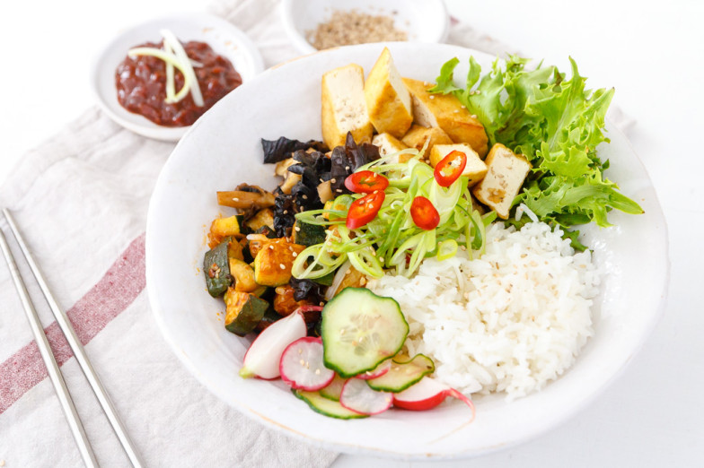 Veganes Bibimbap