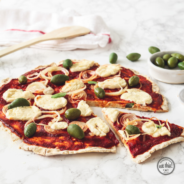 Pizza Margherita vegan & glutenfrei-2