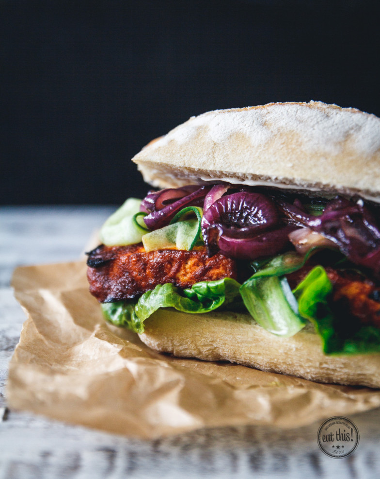 Barbecue Tofu Sandwich