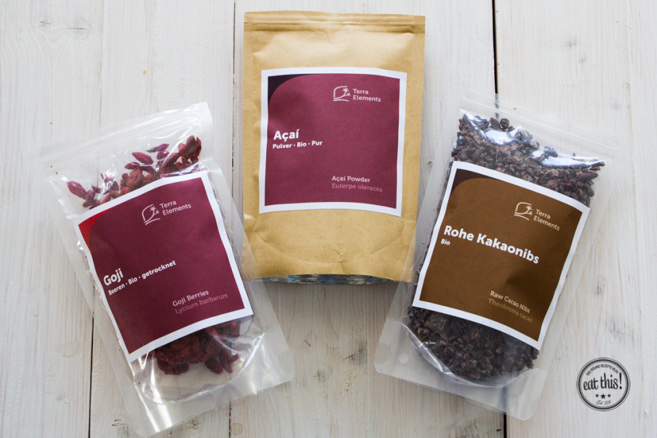 Acai-Goji Superfood Riegel & Gewinnspiel mit "Terra Elements"