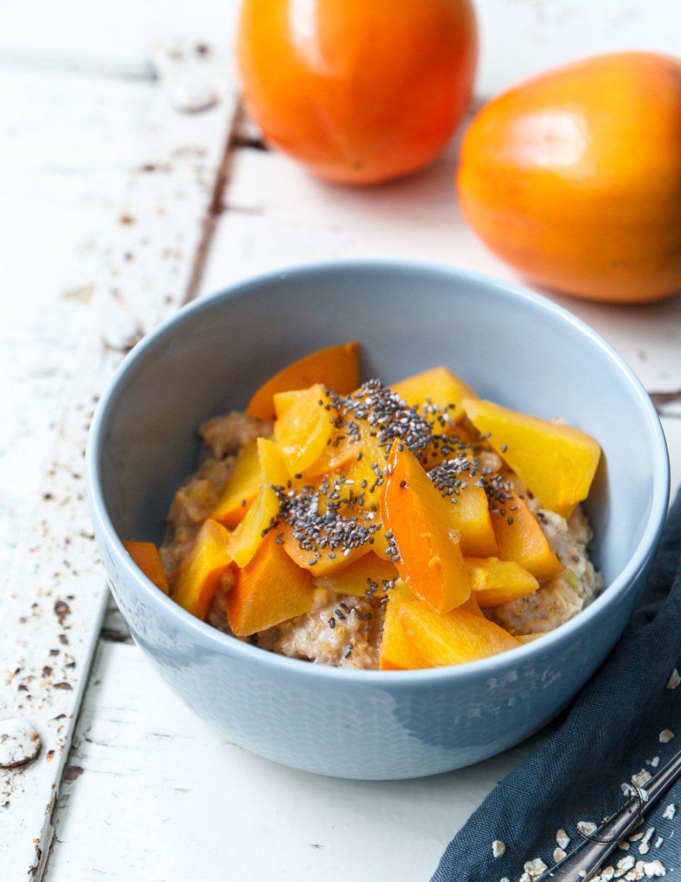 Porridge mit herbstlichem Kaki-Kompott-6