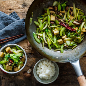 Szechuan Sellerie Wok a la Chinabrenner