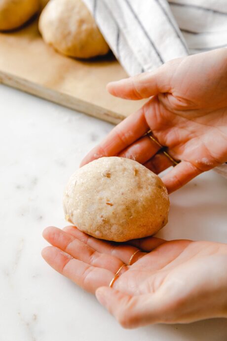 Zubereitung vegane Hot Cross Buns