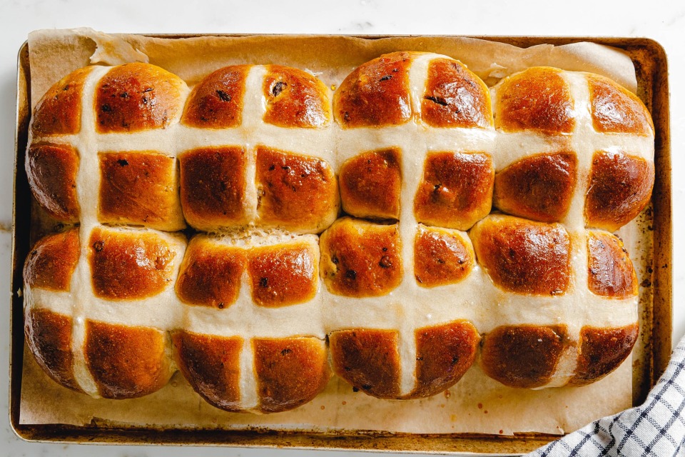 Vegane Hot Cross Buns