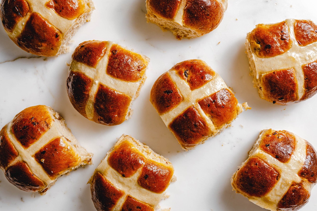 Vegane Hot Cross Buns