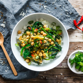 Spinat-Kichererbsen-Curry mit Kapern-1