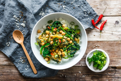 Spinat-Kichererbsen-Curry mit Kapern-1