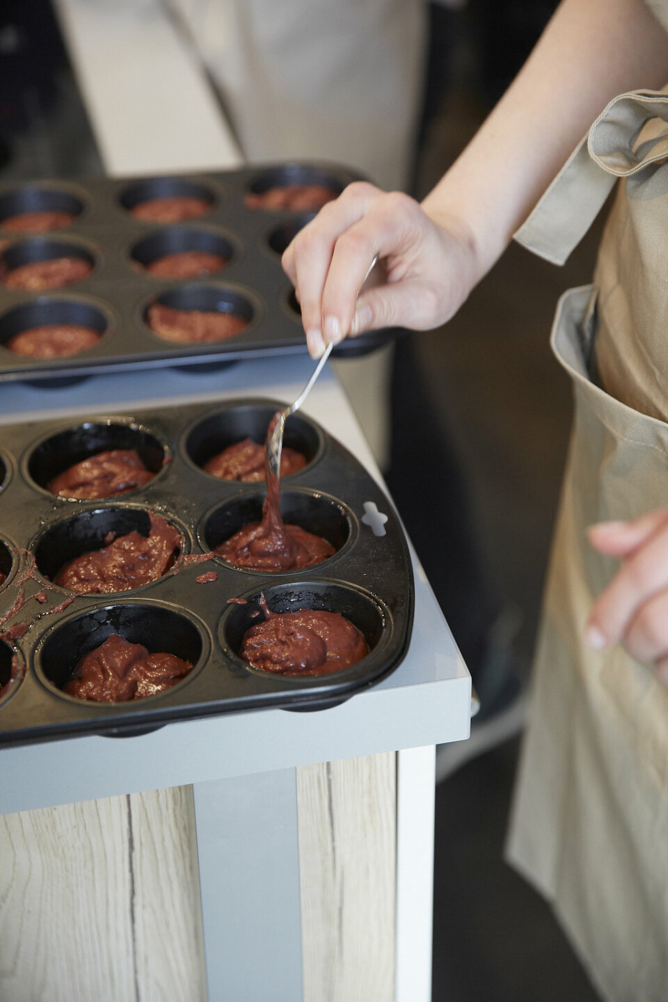 Rote Bete-Schoko-Cupcakes mit Cashew-Chia-Frosting
