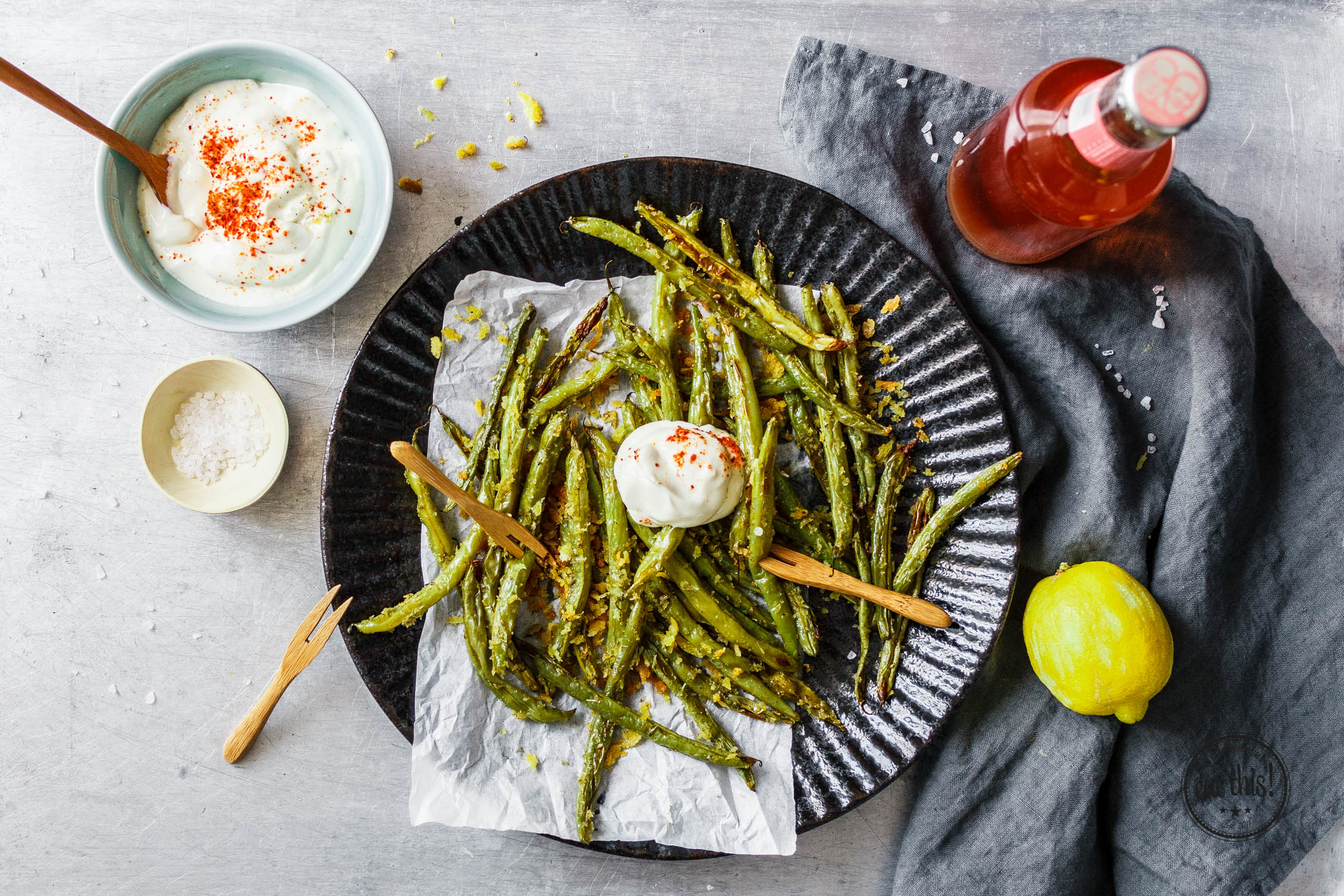 Green Bean Fries aus dem Ofen