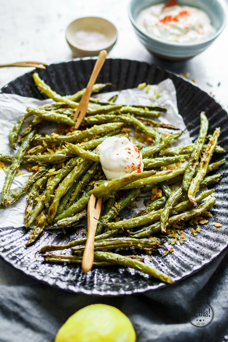Green Bean Fries aus dem Ofen