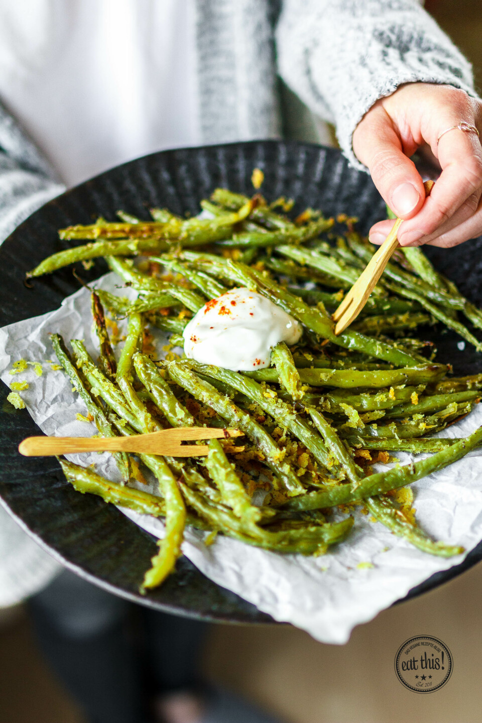 Green Bean Fries aus dem Ofen