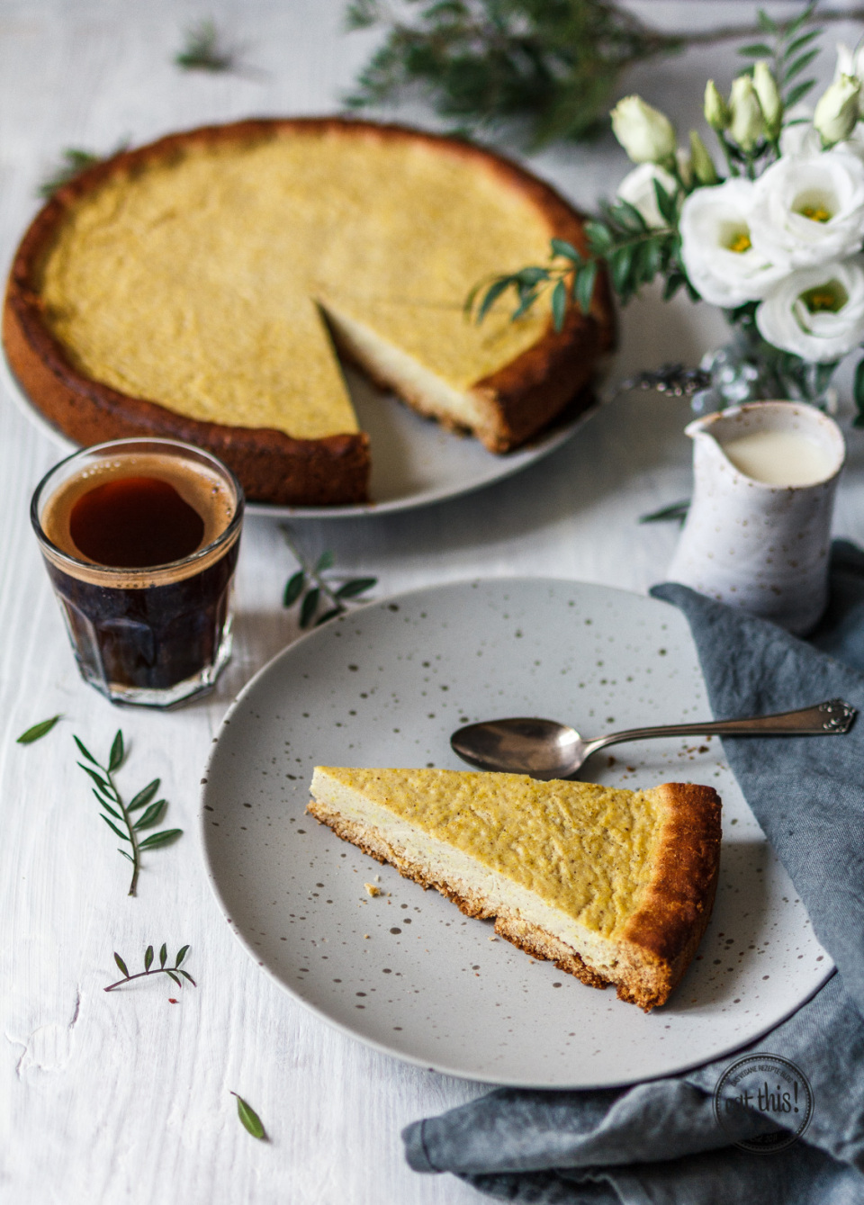 Veganer Käsekuchen mit Provamel
