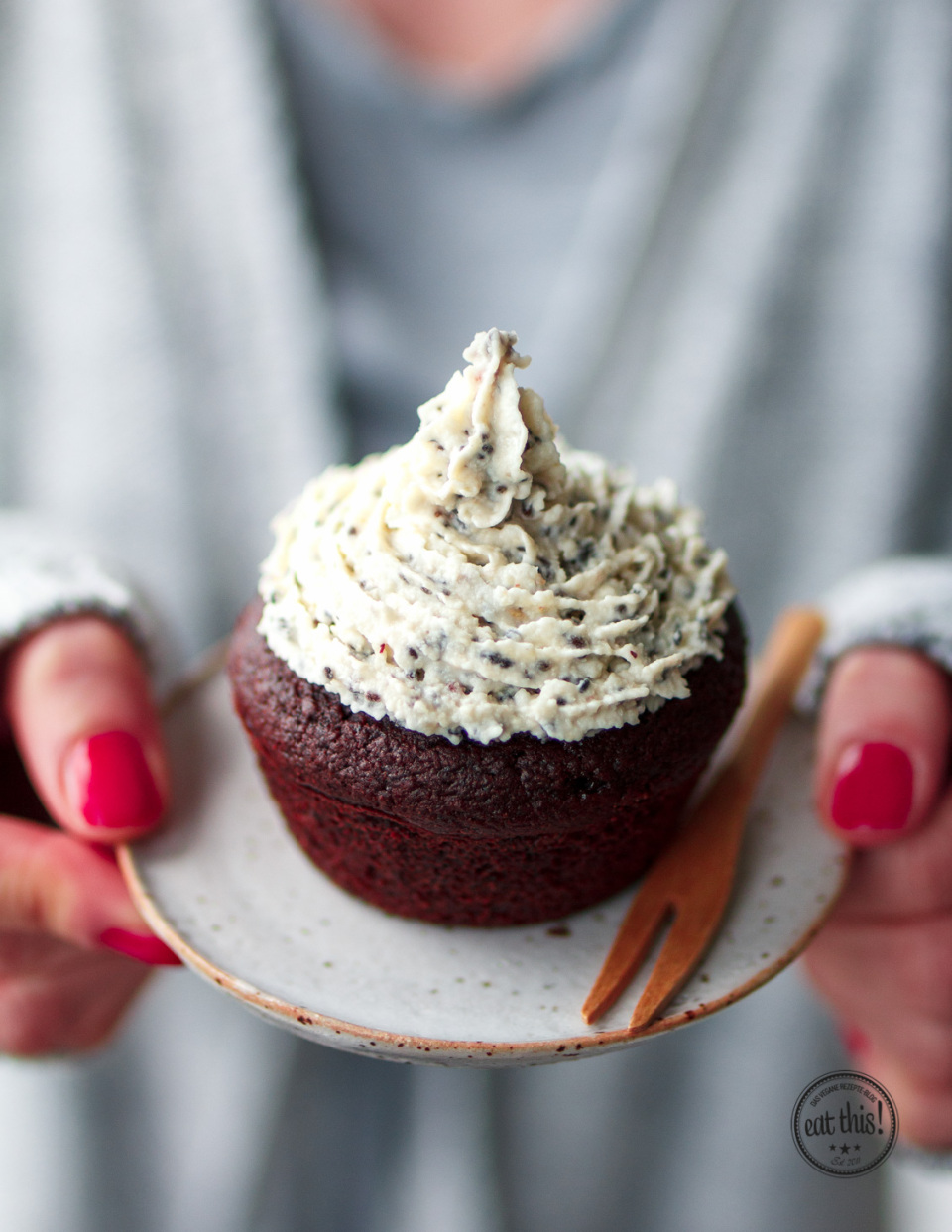 Rote Bete-Schoko-Cupcakes