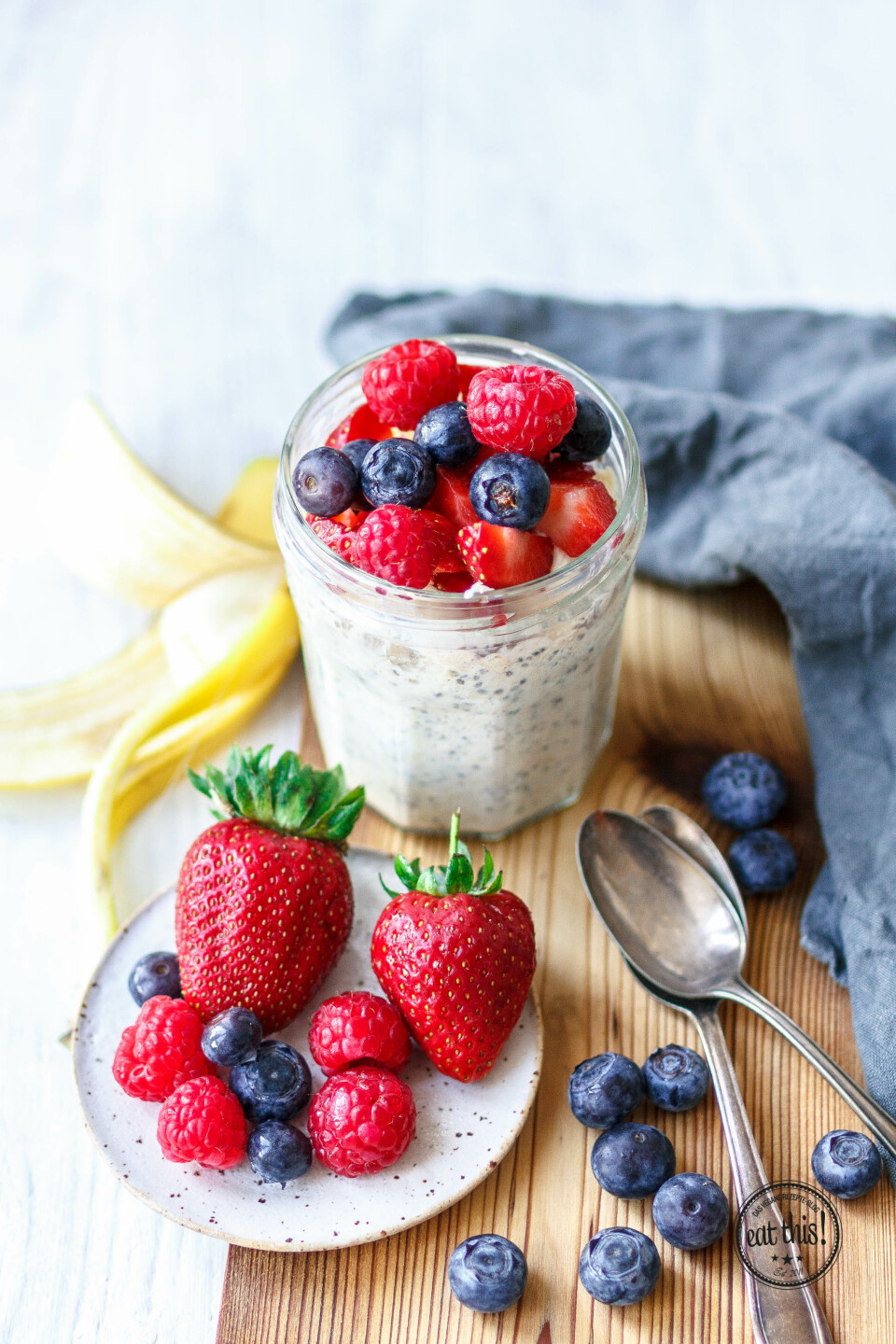Overnight Oats mit Beeren-1