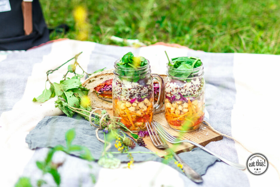 Griechischer Mason Jar Salat-3-2