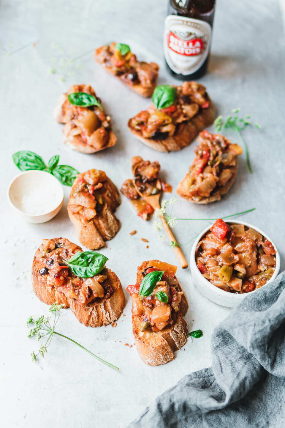 Crostini mit Caponata