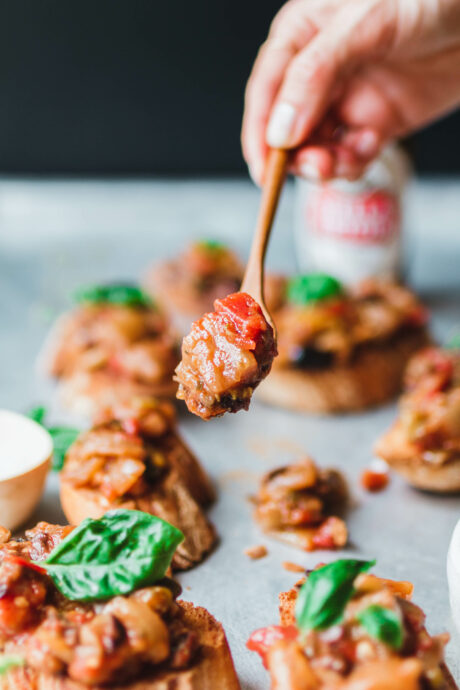 Crostini mit Caponata