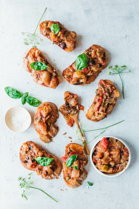 Crostini mit Caponata