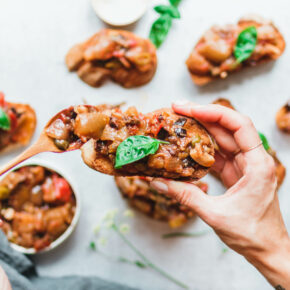 Crostini mit Caponata