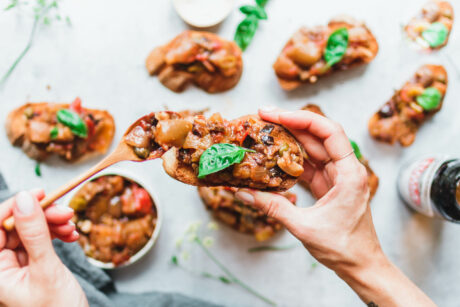 Crostini mit Caponata
