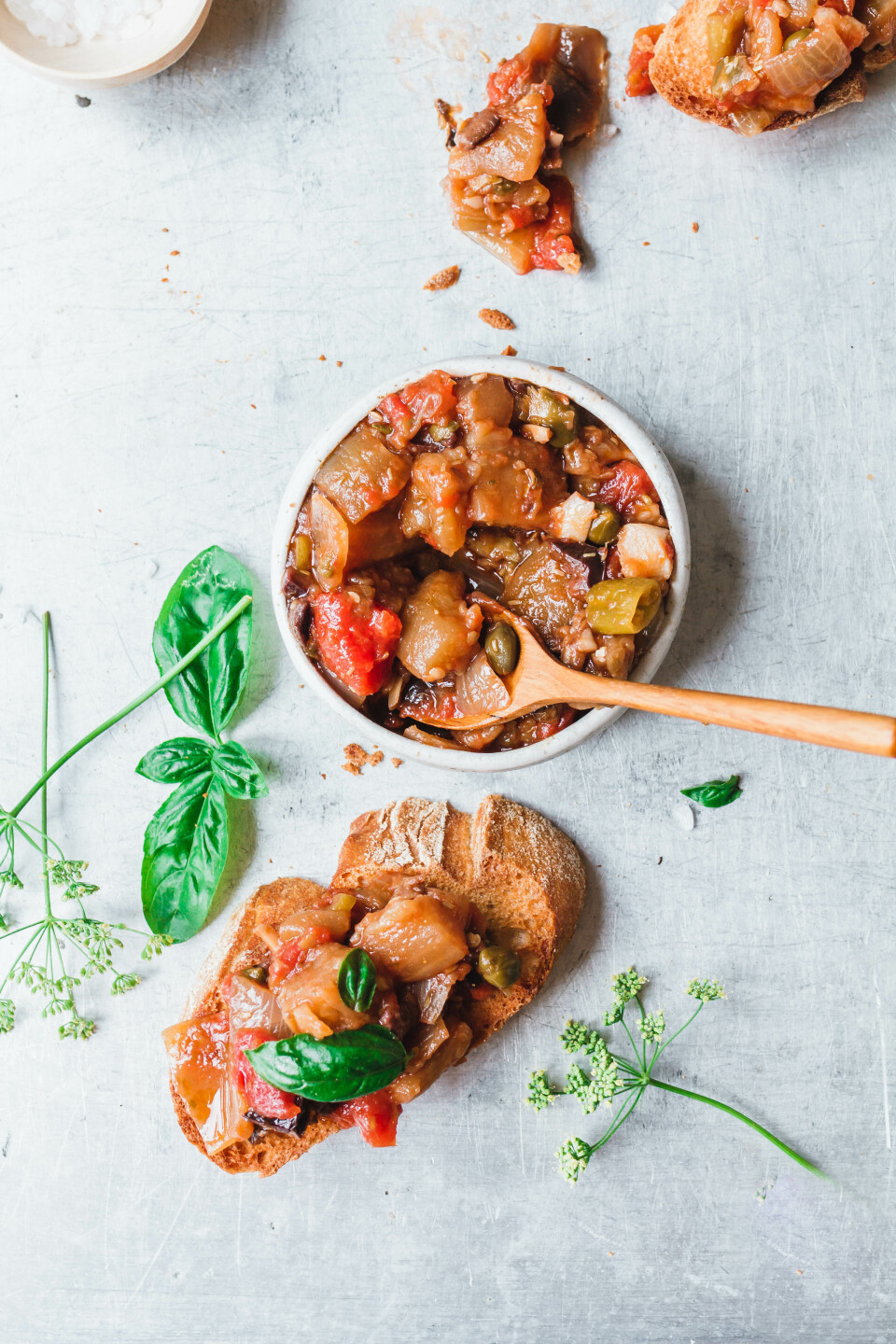 Crostini mit Caponata