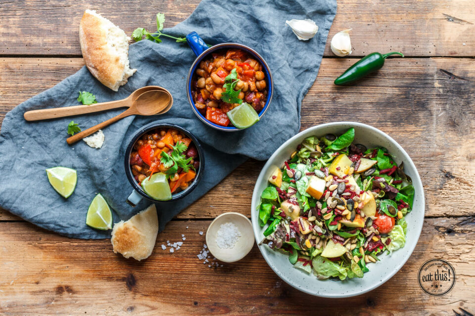 Camping Chili mit dreierlei Bohnen & Kaffee