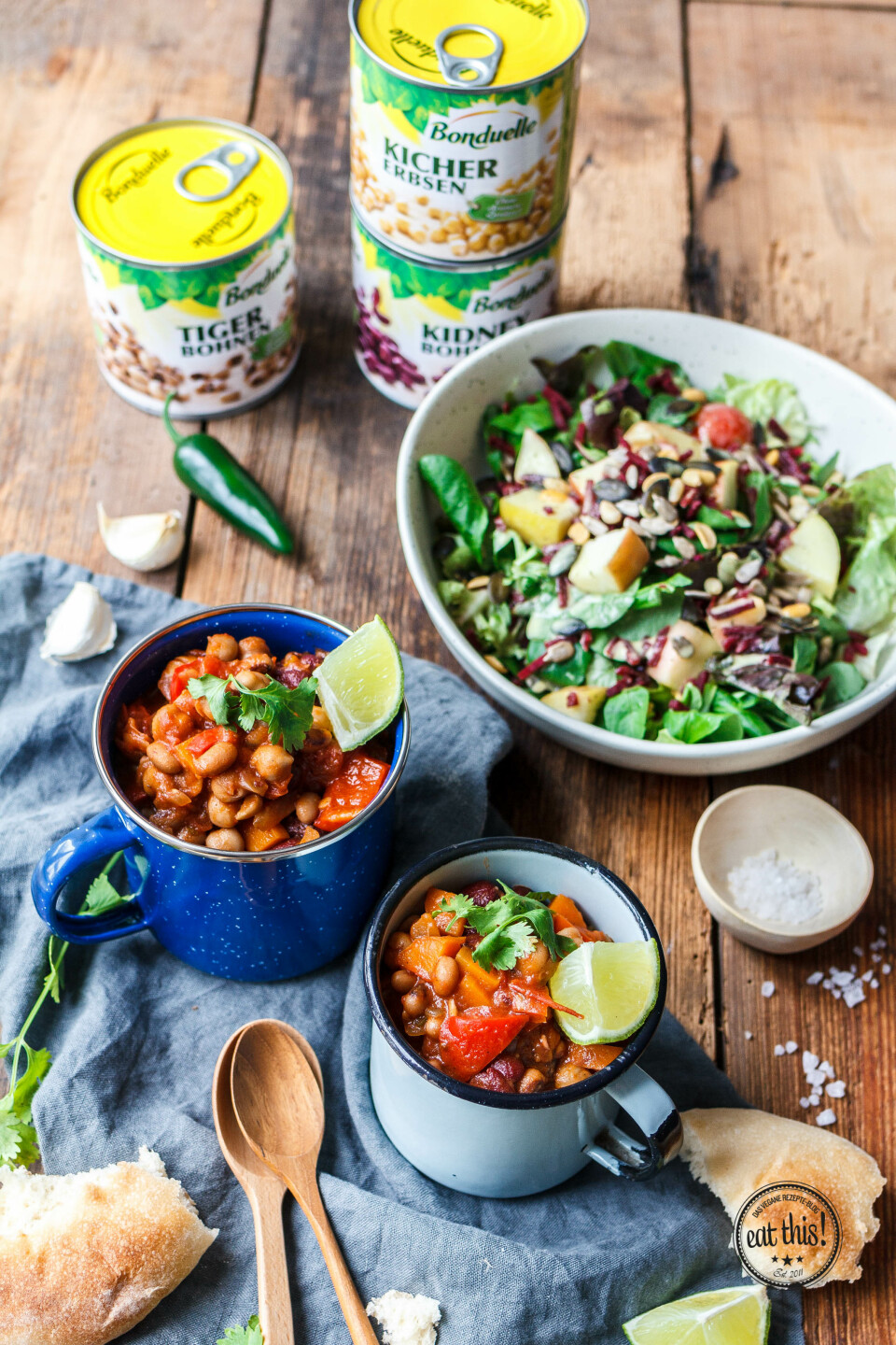 Camping Chili mit dreierlei Bohnen & Kaffee