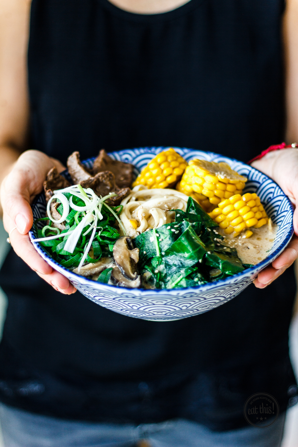 Miso-Ramen mit Mais