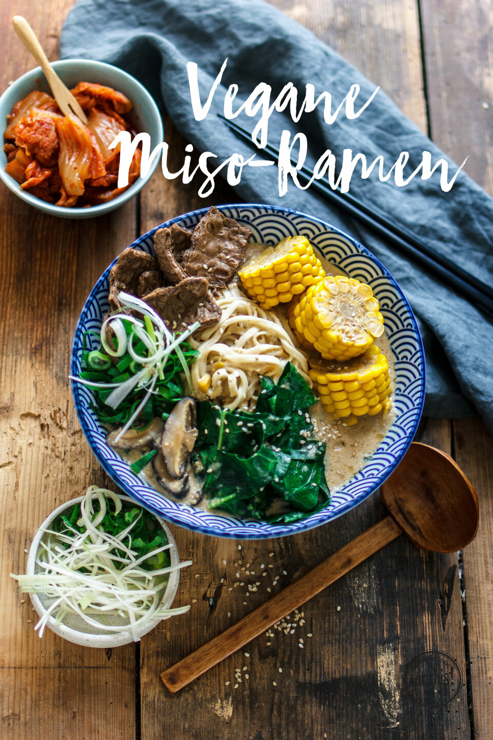 Miso-Ramen mit Mais