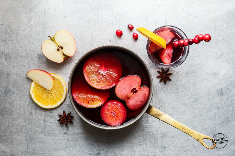 Heißer Früchtepunsch mit Cranberry & Aronia