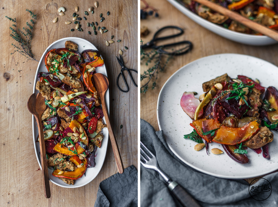 Glutenfreier Herbstpanzanella & die glutenfreie Feel Good Box von Schär