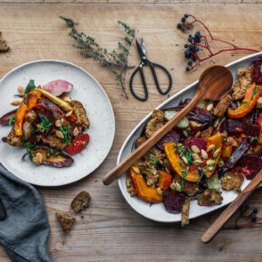 Glutenfreier Herbstpanzanella & die glutenfreie Feel Good Box von Schär