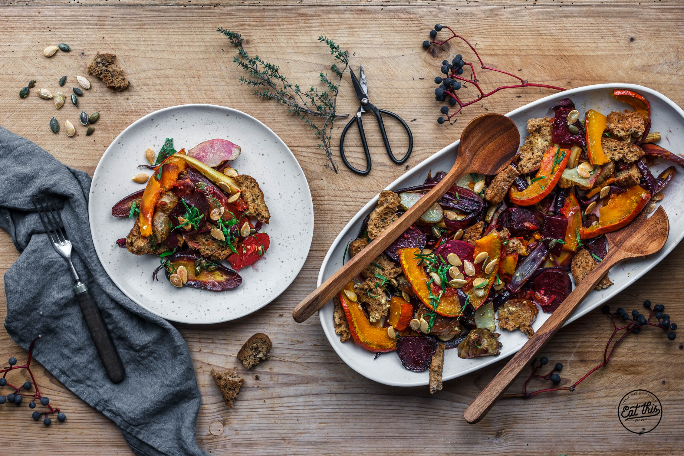 Glutenfreier Herbstpanzanella & die glutenfreie Feel Good Box von Schär