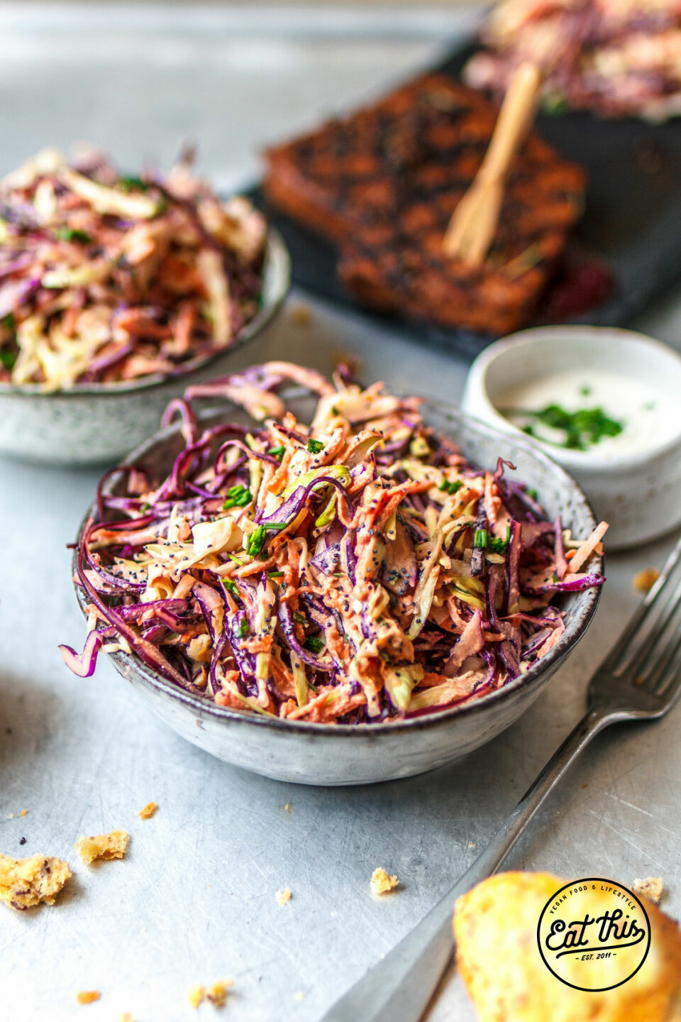 Crunchy Coleslaw aus Vegan grillen kann jeder