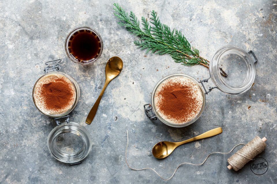 Tiramisu mit Cashew-Mascarpone