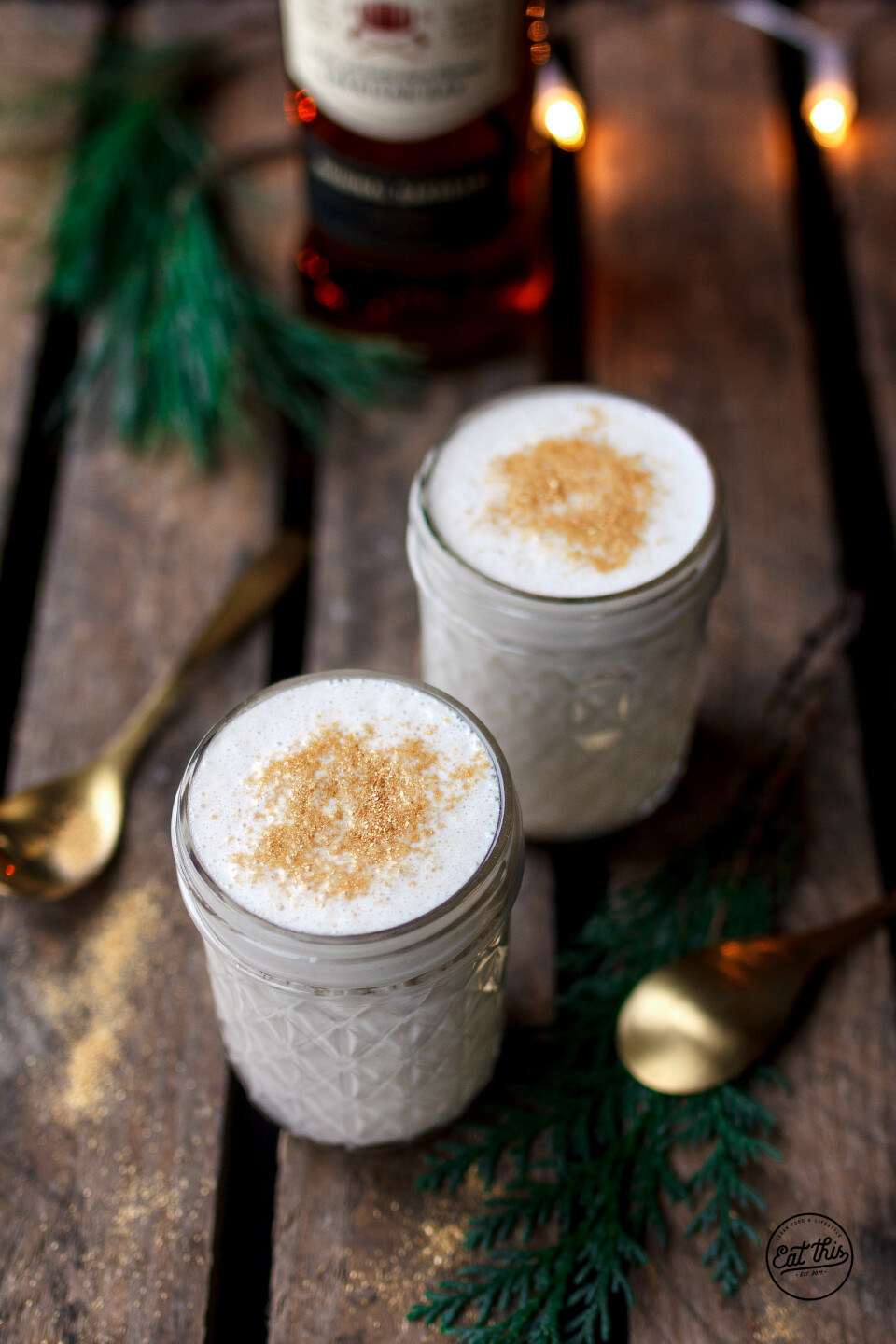 Veganer Eggnog mit Vanille & Zimt 