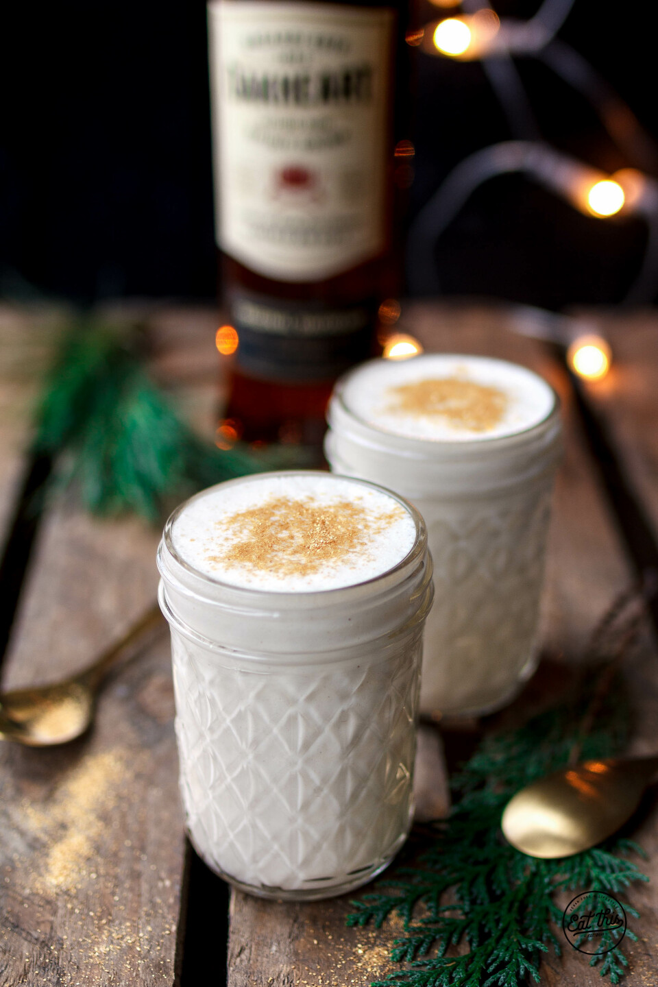 Veganer Eggnog mit Vanille & Zimt 