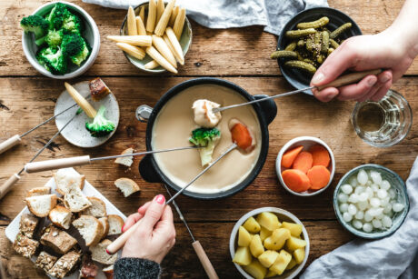 Veganes Käsefondue von Eat this