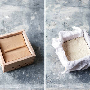 Tofu selber machen - Fertiger, selbstgemachter Tofu