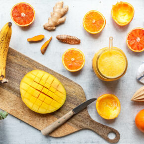 Kurkuma Elixier mit Orange & Ingwer