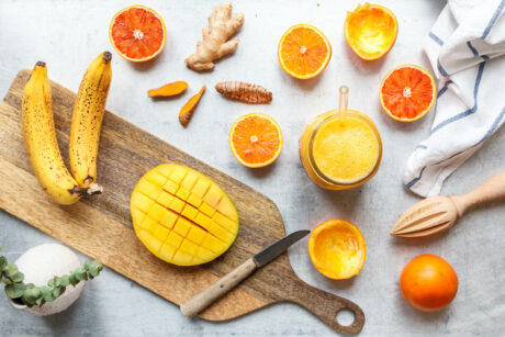 Kurkuma Elixier mit Orange & Ingwer