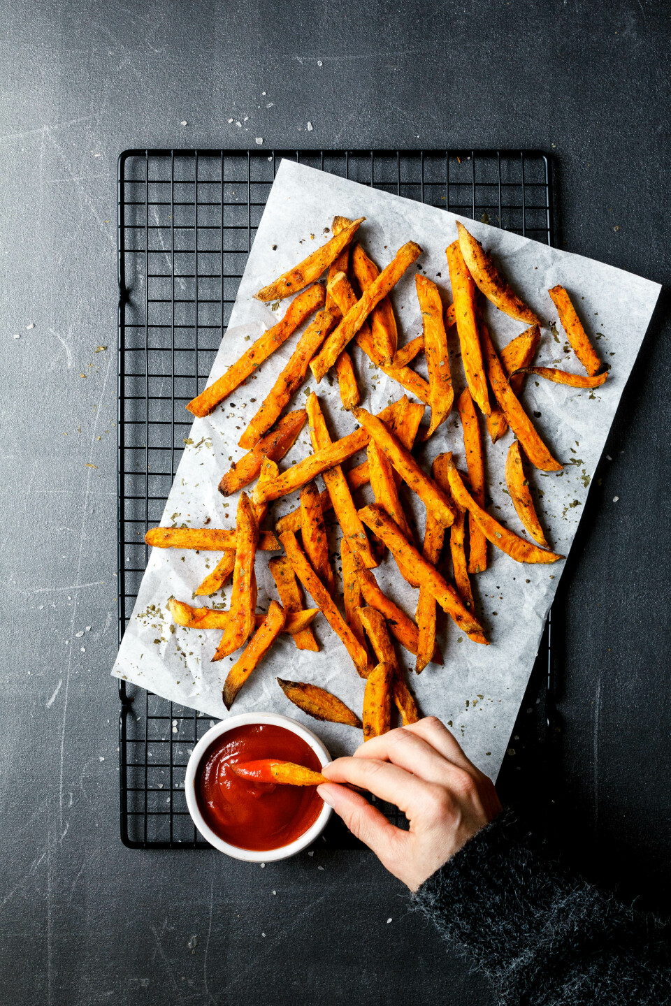Leckere & gesunde Süßkartoffel-Pommes aus dem Ofen