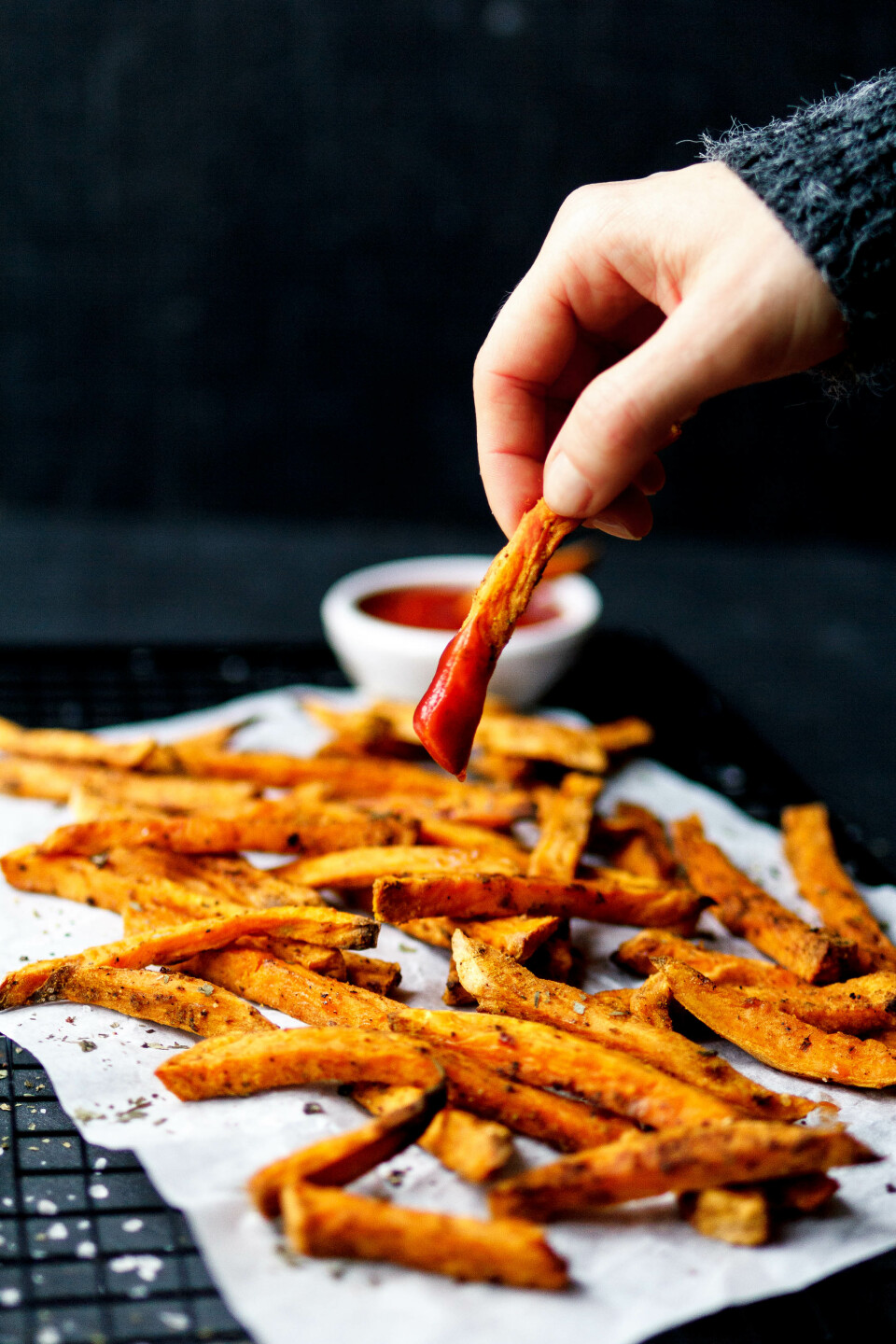 Leckere & gesunde Süßkartoffel-Pommes aus dem Ofen