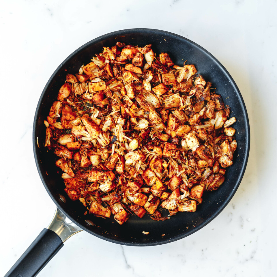 Vegane Jackfruit Tacos mit Quick Pickles